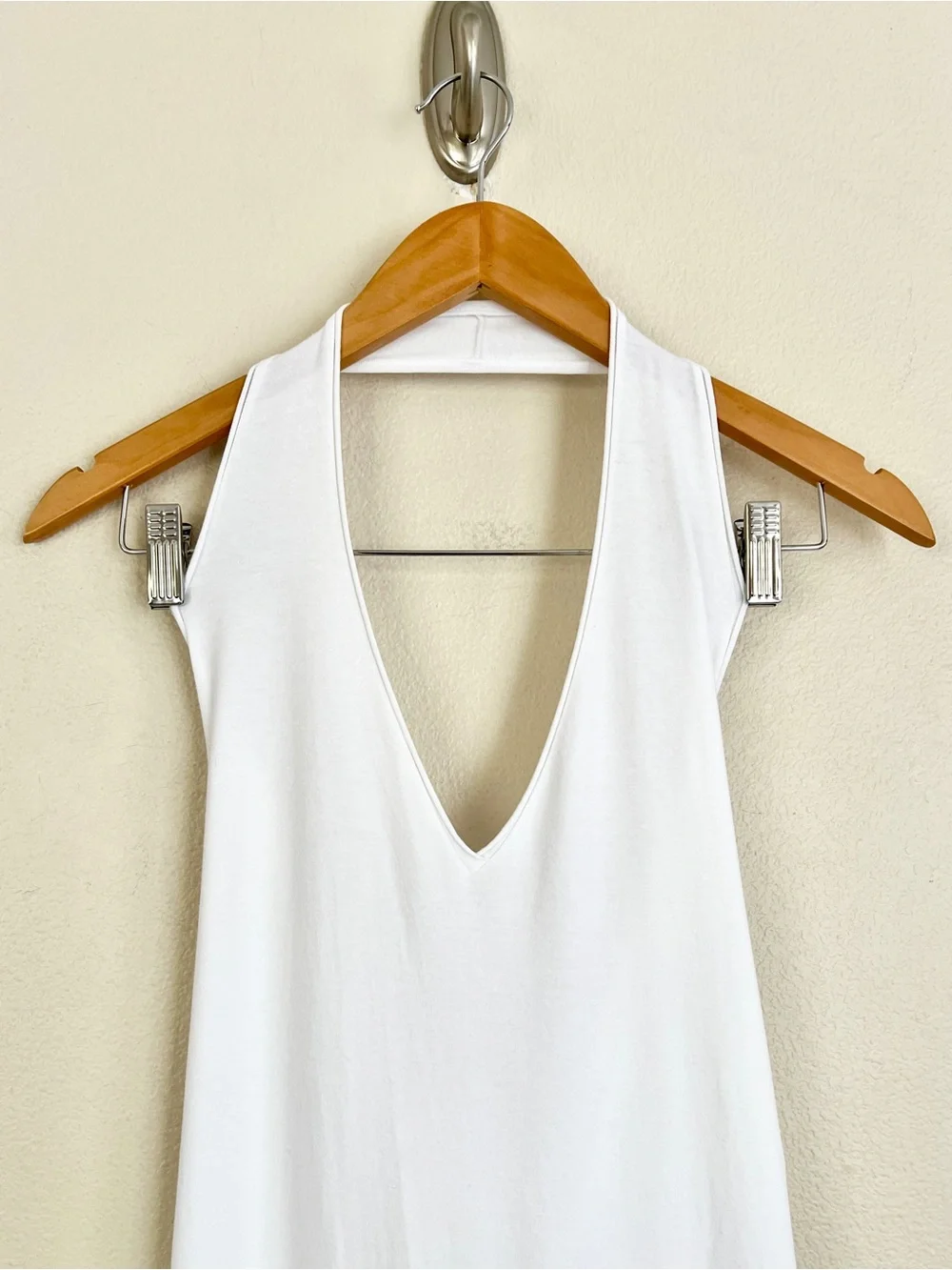 Vintage JEAN PAUL GAULTIER Soleil 2001 Rosette Cutout Halter Maxi Dress in White - Picture 8 of 12